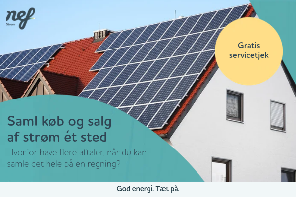 Saml køb og salg af strøm ét sted. 